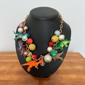 Lenora Dame Handmade Dinosaur Necklace